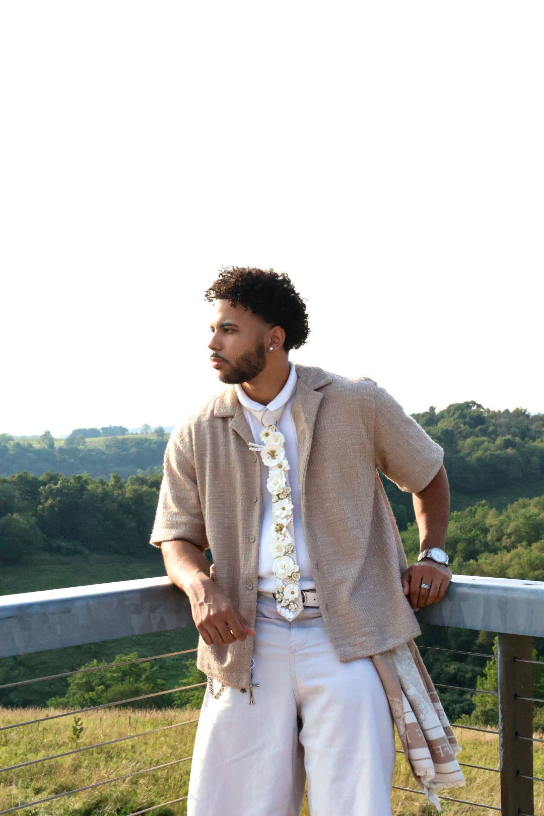 Ivory Garden Tie