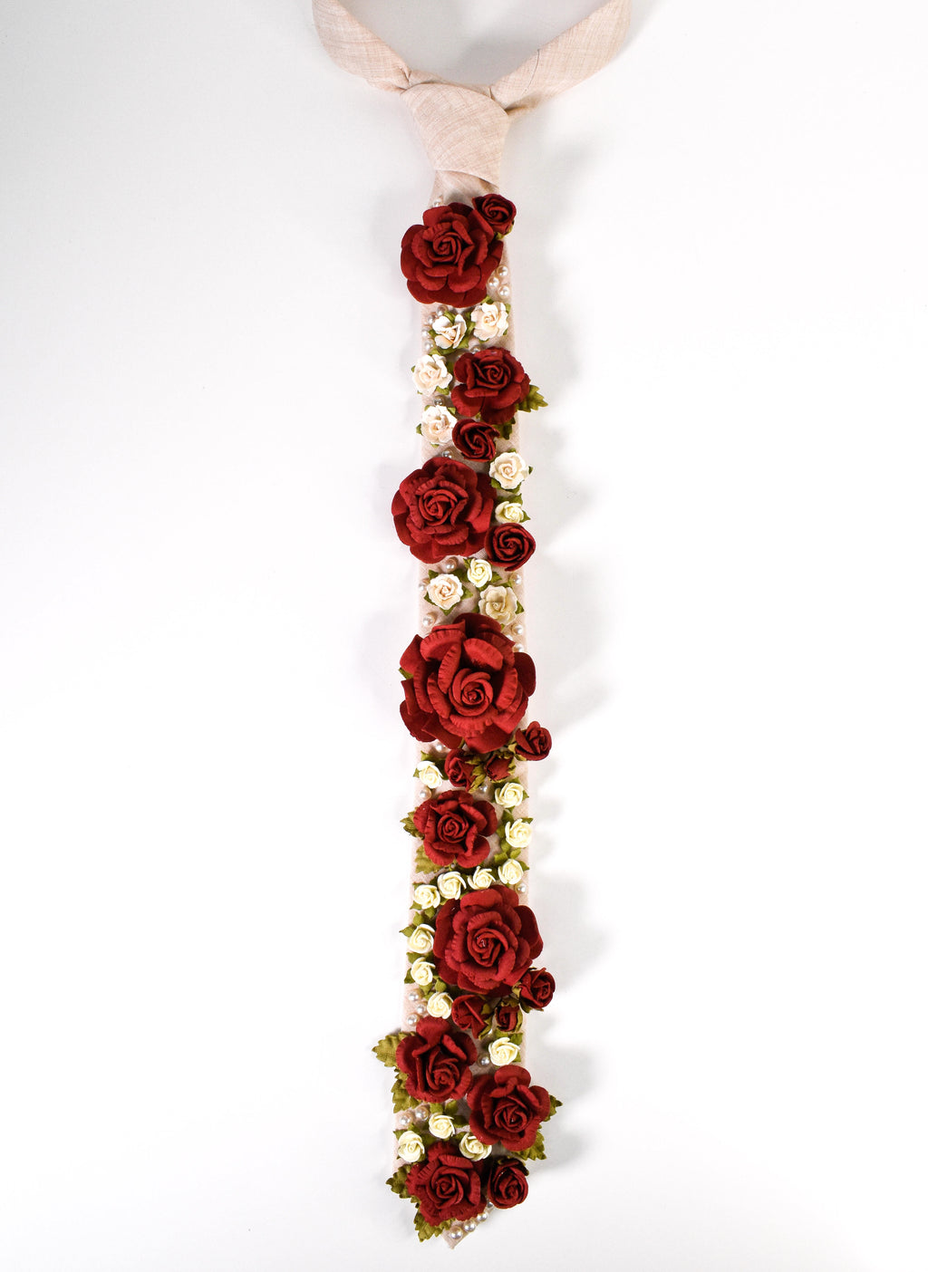Crimson Garden Tie